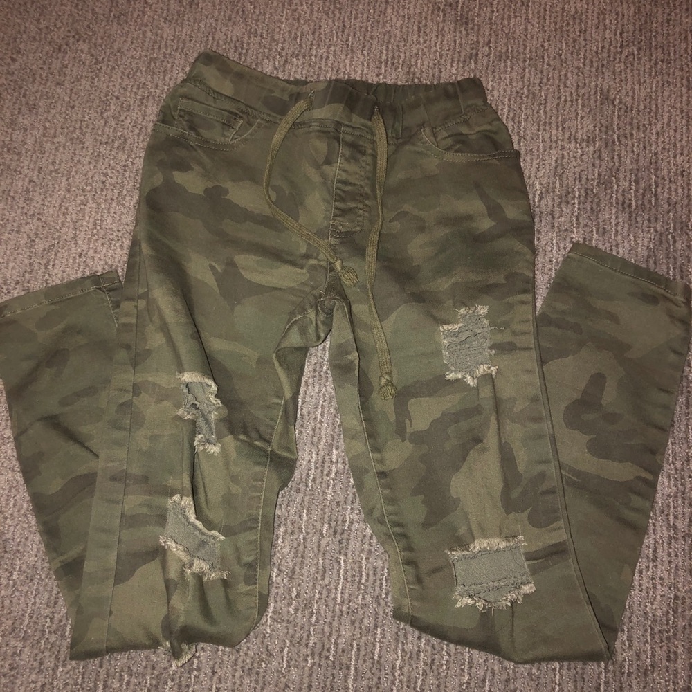 Mignon Ripped Jean Army - Picture 3 of 5